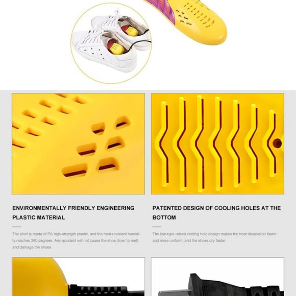 Foot Dryer,Shoe Dryer and Boot Dryer for Work Boots Electric Shoe Warmer Fall - Picture 9 of 10